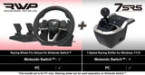 HORI - Racing Wheel Pro Deluxe + 7-växlad Racingväxelpaket För PC (Windows 11/10)