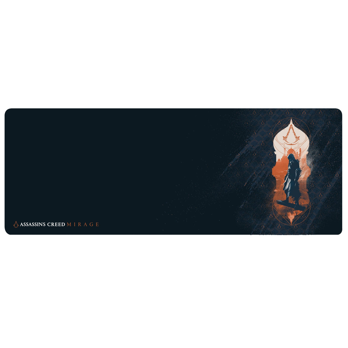 Assassin&#039;s Creed Mirage - XL Musmatta - Blå Silhouette-logotyp