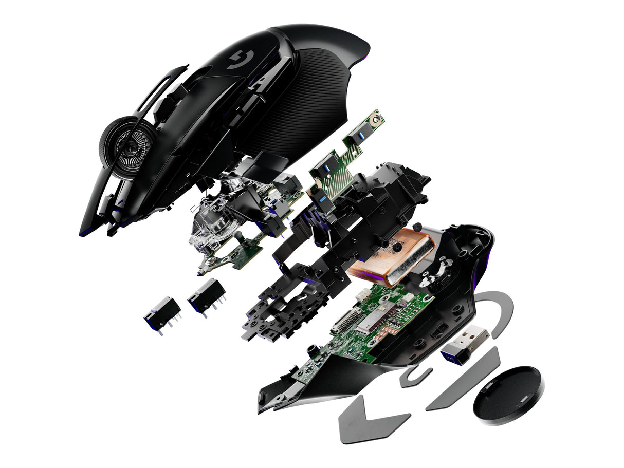Logitech G G502 X Optisk kabel Svart