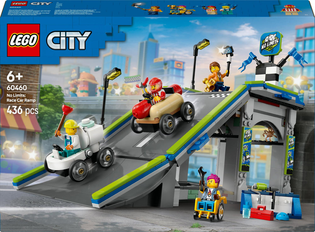 LEGO 60460 City No Limits: Soapbox Race with Ramp, Construction Toy LEGO