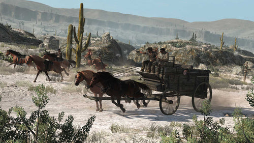 Red Dead Redemption HD – Nintendo Switch 2 – Kode i æsken – vogn i spillet