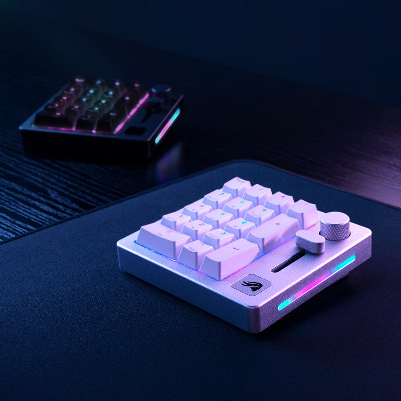 Glorious Numpad Förbyggd - Trådlös - White Ice
