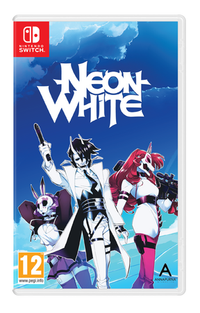 Neon White fysisk Nintendo Switch-spilæske
