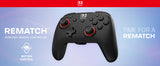 Turtle Beach Rematch Wireless – Switch-controller – Sort – producentillustration af controller og produktnavn