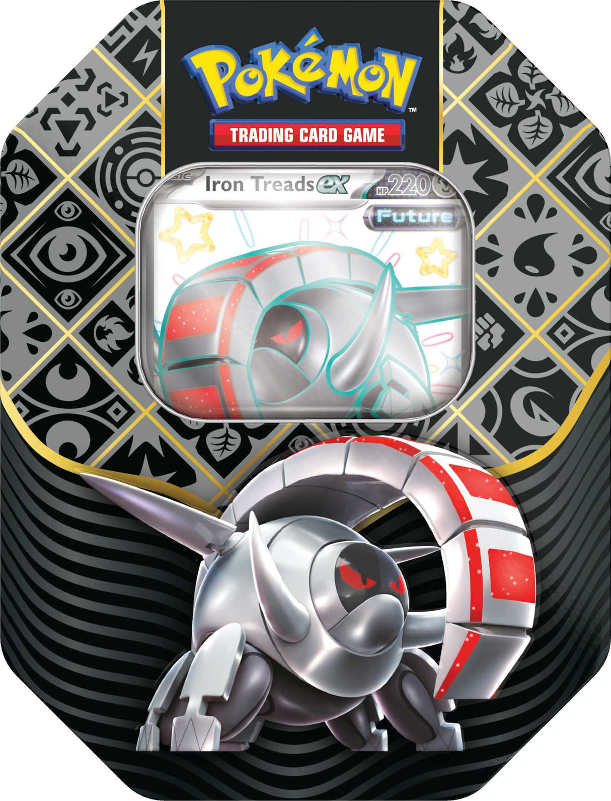 Pokemon - SV4.5 Paldean Fates Tin - Glänsande Järnsteg