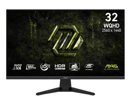 MSI MAG 325QFDE E18V – 31,5″ gamingskærm, 2560 × 1440, 180 Hz – skærmens egenskaber