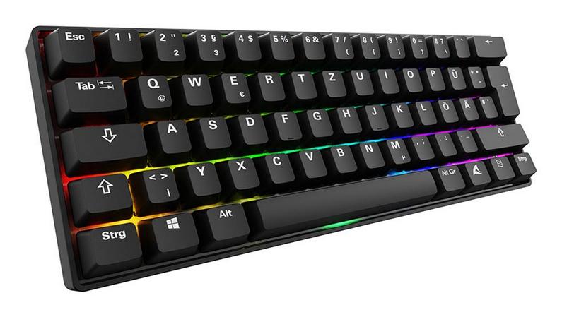 Sharkoon SKILLER SGK50 S4 Gen2 PBT (black, DE layout, Gateron G Pro 3.0 Yellow) Sharkoon