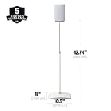 Sanus WSSE1A2 – justerbare standere til Sonos Era 100 – hvid – 2 stk. – produktbillede 7