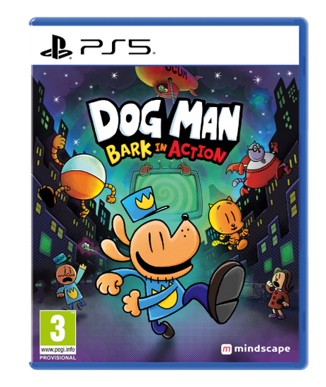 Dog Man: Bark in Action – PlayStation 5 – spilomslag