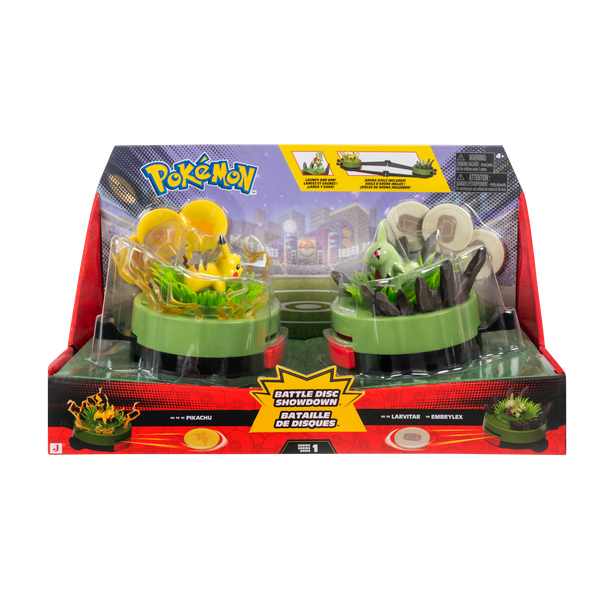 Pokémon Battle Disc Showdown – Pikachu vs. Larvitar