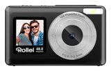 Rollei Compactline Pocket digitalkamera – sort – produktbillede