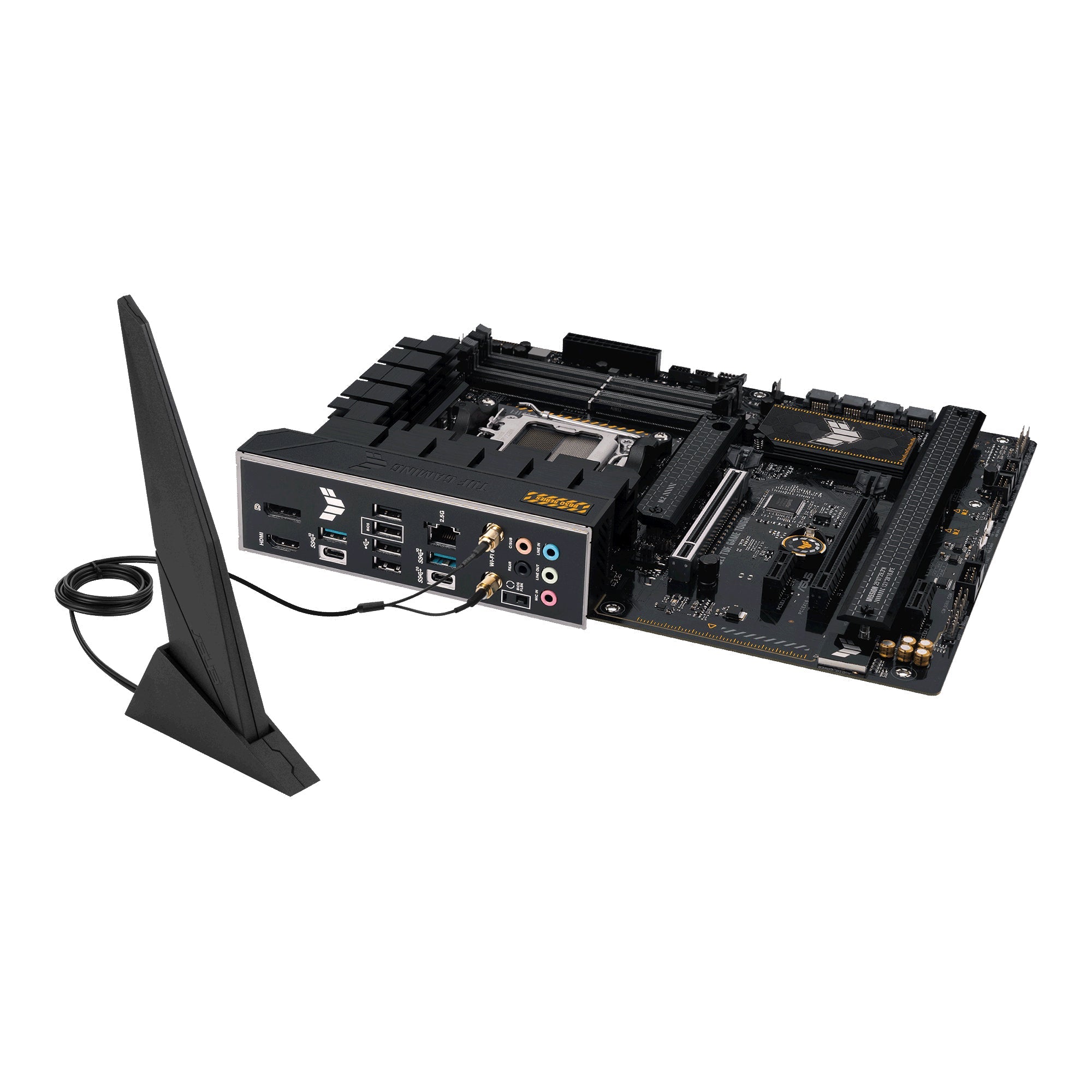 ASUS TUF GAMING B650-PLUS WIFI, Moderkort (svart/ljus Orange)