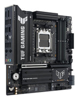 ASUS TUF GAMING B850M-PLUS WIFI7 – micro ATX AM5 bundkort – skråt ovenfra