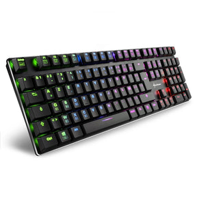 Sort Sharkoon PureWriter RGB tastatur med numerisk blok