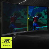 MSI MAG 345CQRDE – 34″ ultrawide-gamingskærm, 180 Hz – skærmtilstande illustreret