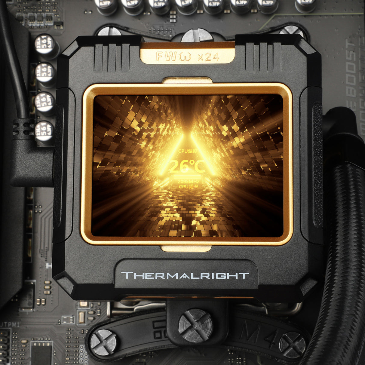 Thermalright Frozen Warframe Black ARGB - AIO, 360mm, LCD Thermalright