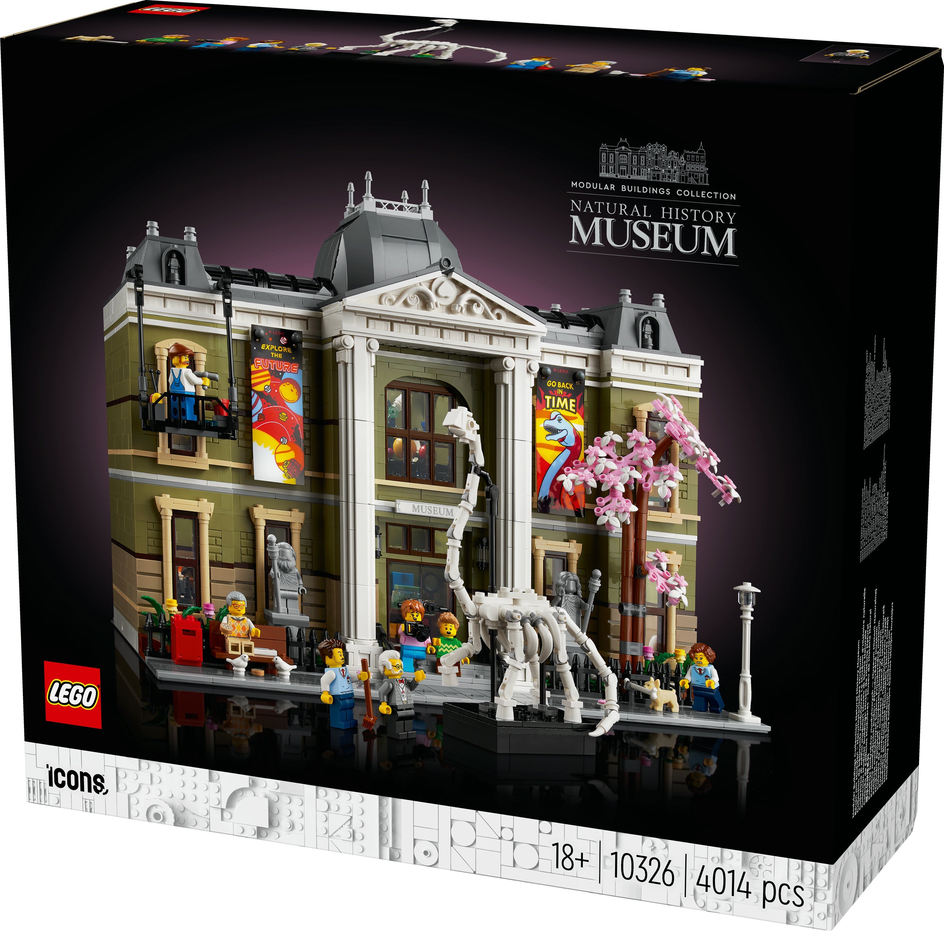 LEGO 10326 Ikoner Museum Of Natural History, Bygga Leksak