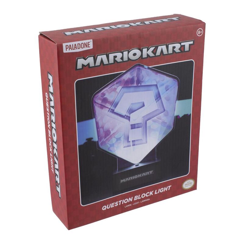 Mario Kart Acrylic Question Block - Lampa