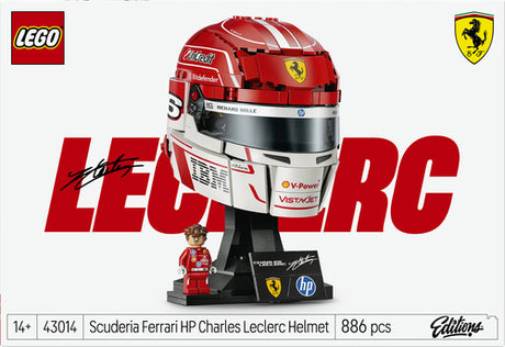 LEGO - Editions Formula 1 - Scuderia Ferrari HP Charles Leclerc Helmet (43014)