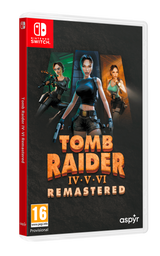 Tomb Raider IV-VI Remastered Starring Lara Croft – Nintendo Switch – spilomslag