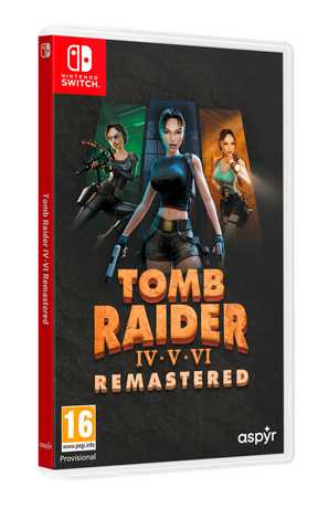 Tomb Raider IV-VI Remastered Starring Lara Croft – Nintendo Switch – spilomslag
