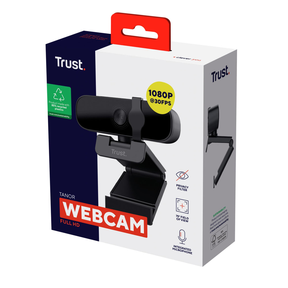 TRUST TANOR FULL HD-WEBBKAMERA