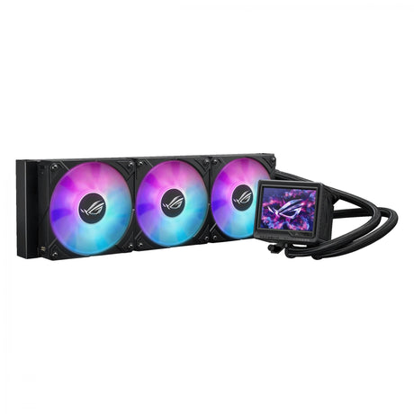 ASUS ROG RYUJIN III 360 ARBG EXTREME AiO Liquid Cooler w. 3.5" LCD, Asetek Emma Gen8 V2 pump, magnetic ROG ARGB fans ASUS