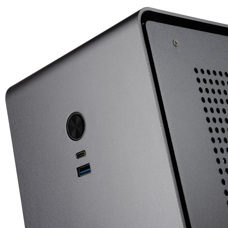 Kolink Rocket V2 Aluminium Mini-ITX Case - Titanium Gray