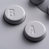 8BitDo 64 Bluetooth – retro-controller, hvid – A- og B-knapper