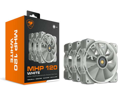 COUGAR MHP 120, hvid, 3 stk. kabinetblæser – produktdetalje