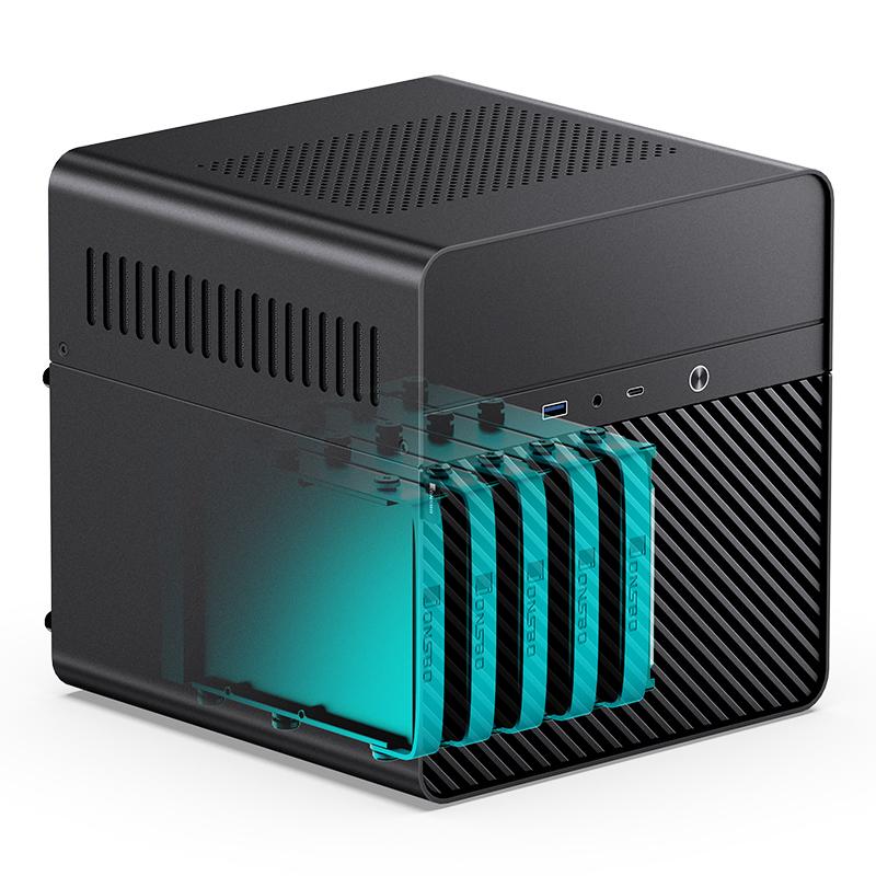Jonsbo N2 Mini-ITX, Svart