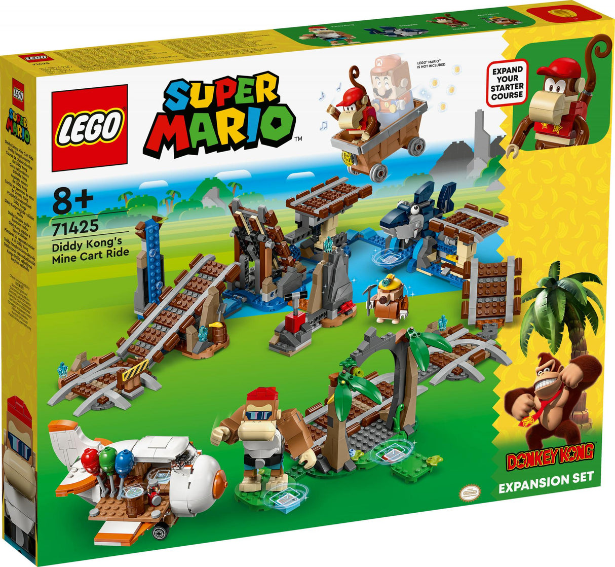 LEGO Super Mario - Diddy Kong&#039;s Mine Cart Ride Expansion Set (71425)