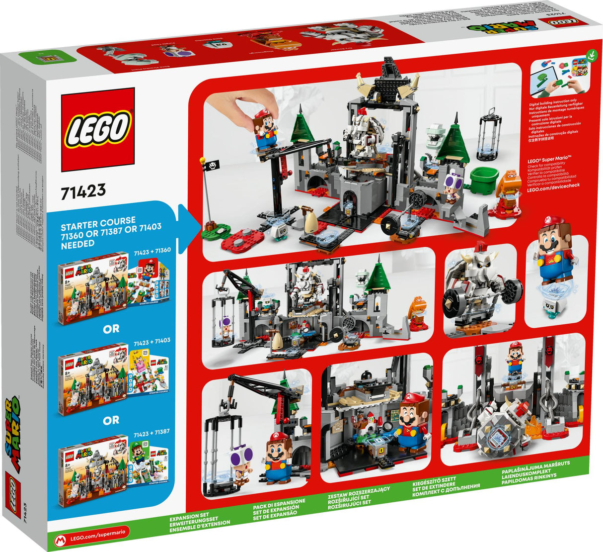 LEGO Super Mario - Dry Bowser Castle Battle Expansion Set (71423)