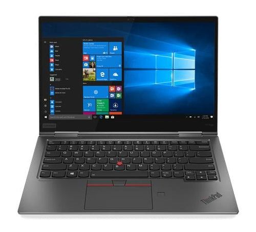 T1A ThinkPad X1 Yoga Gen 4 – front med åben skærm, producentillustration
