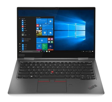 T1A ThinkPad X1 Yoga Gen 4 – front med åben skærm, producentillustration