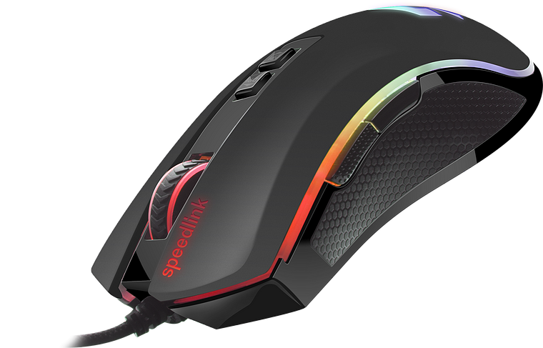 SpeedLink ORIOS RGB Gaming Mus / Svart