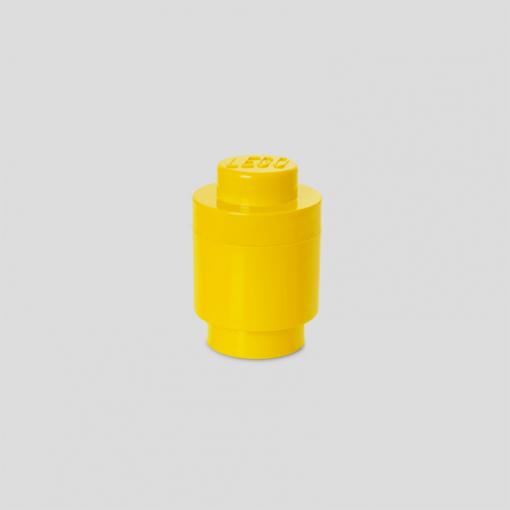 Room Copenhagen LEGO Storage Brick 1 round yellow - RC40301732 Room Copenhagen