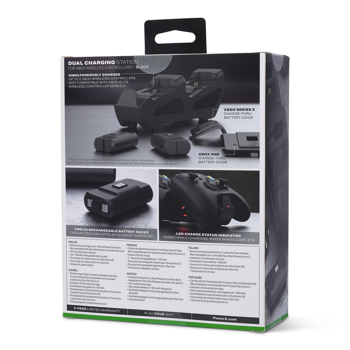 PowerA XBX Duo Laddningsstation - Svart /Xbox Series X