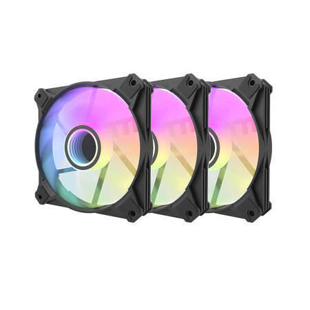Datorfläktset Darkflash INF8 ARGB, 3in1 120x120 (svart)