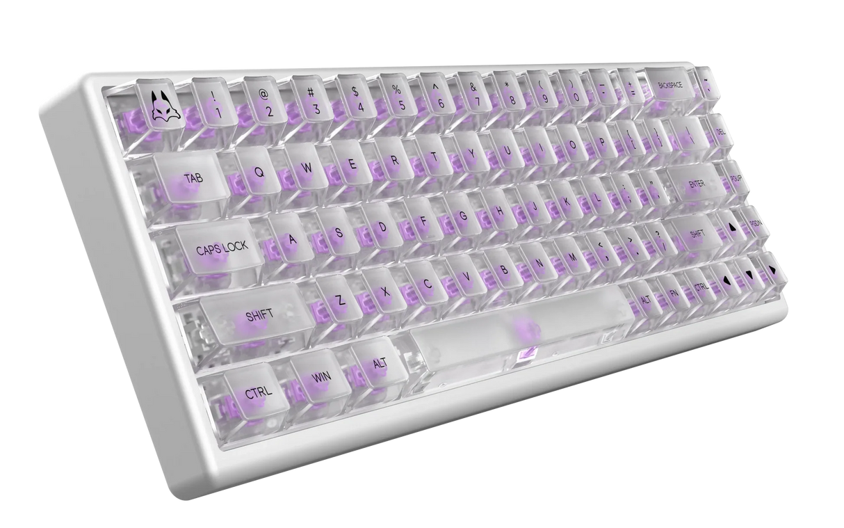 Arbiter – Polar 65 HE – Phantom Clear – SF 65% – Fuji Dual-Rail Magnetic Switches [36g] Linear – ISO Nordic layout