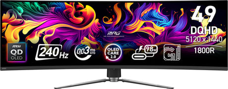 MSI MPG 491CQPX QD-OLED – produktvisning 8
