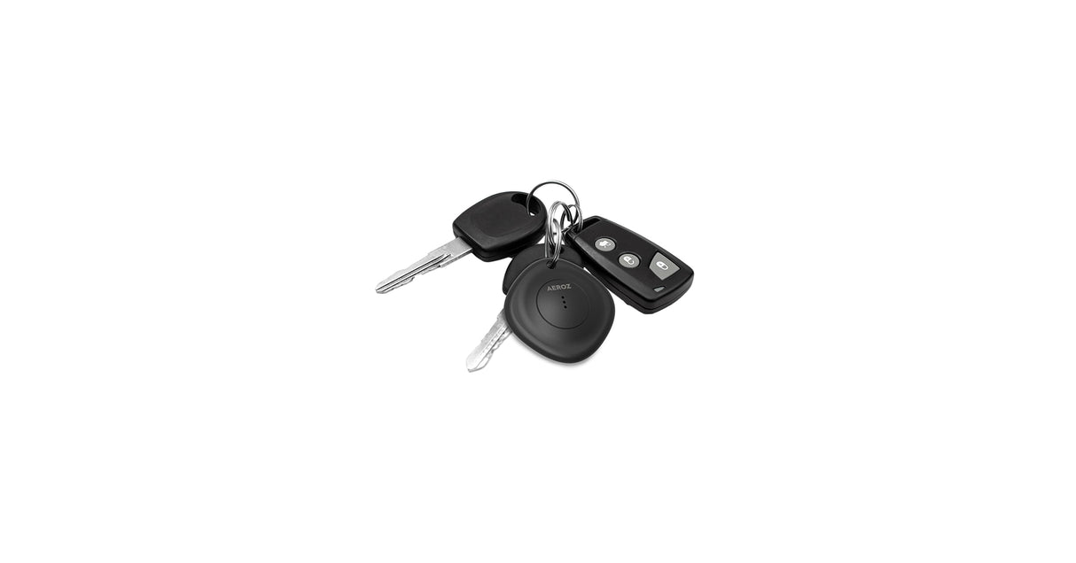 AEROZ - TAG-1000  Black - Key finder for use with iPhone - Works with Apple Find My app