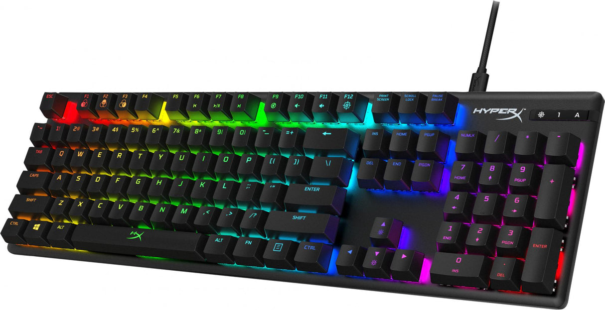 HyperX Alloy Origins Tangentbord Mekanisk RGB/16,7 Miljoner Färger Kabel USA