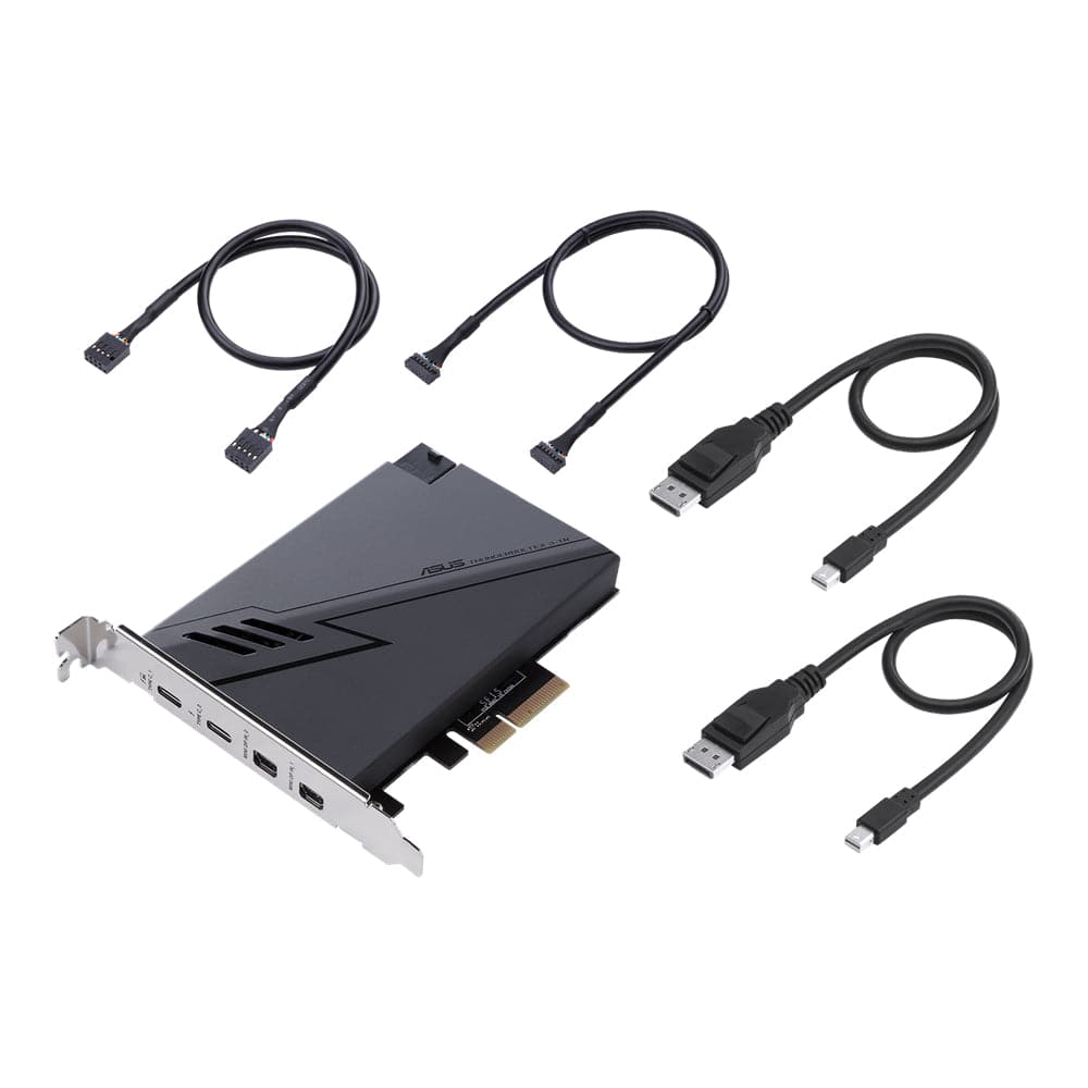 ASUS ThunderboltEX 3-TR Expansionskort - 2 X Thunderbolt 3 (USB Type-C, 40 Gbps), 2 X Mini DP 1.4