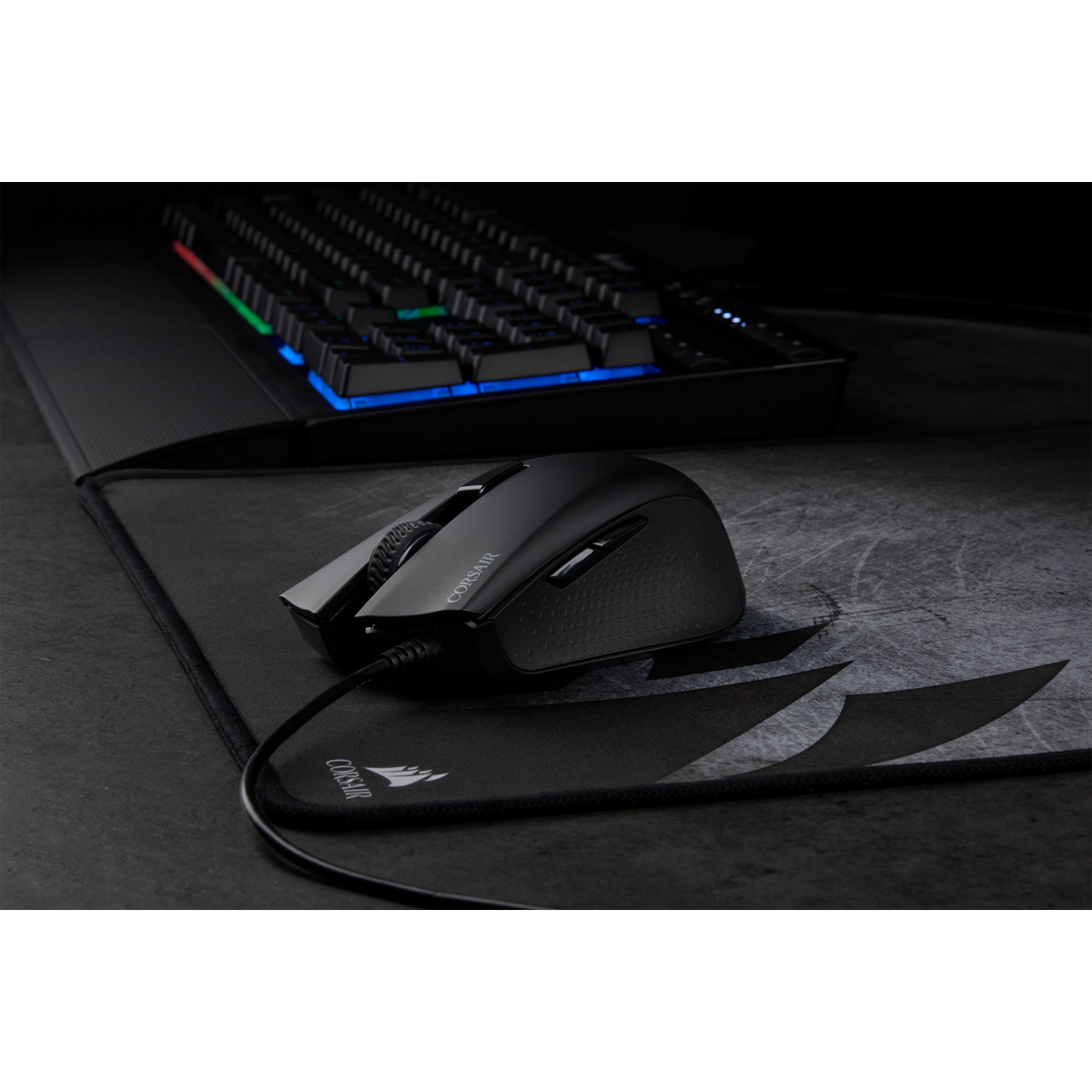 CORSAIR Gaming HARPOON RGB PRO FPS/MOBA Optisk Kabel Svart