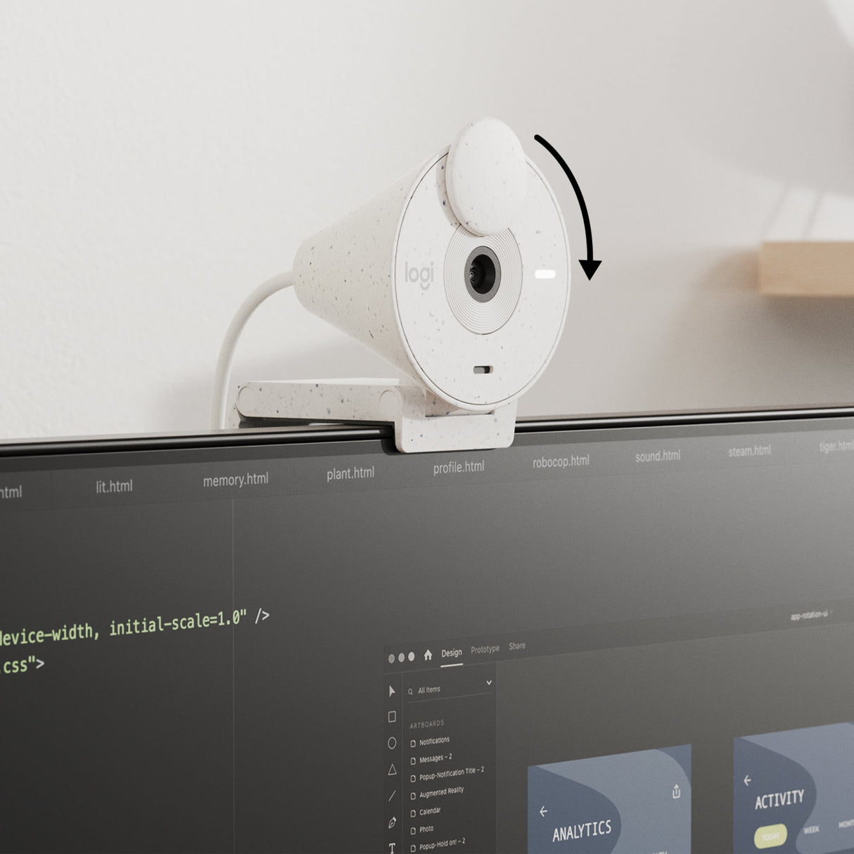Logitech BRIO 300 1920 X 1080 Webbkamera Gängad
