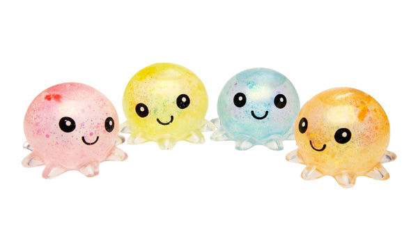 Squeeze Toy Octopus 8 cm – Assorteret