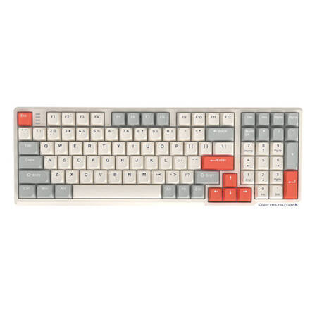 Darmoshark K7 PRO EF Switch Trådlöst Speltangentbord (vit)