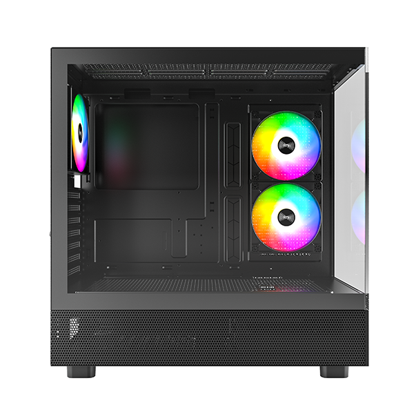 Montech XR TG Black- 3x 120 ARGB PWM-fläktar