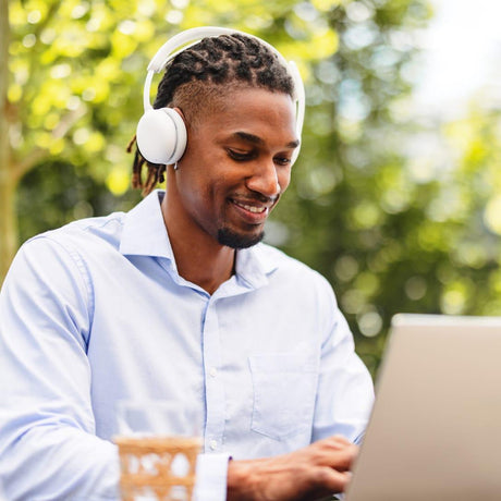 Logitech - Zone Wireless 2 ES – Wireless Noise Cancelling Headset with Adaptive Hybrid ANC, Bluetooth